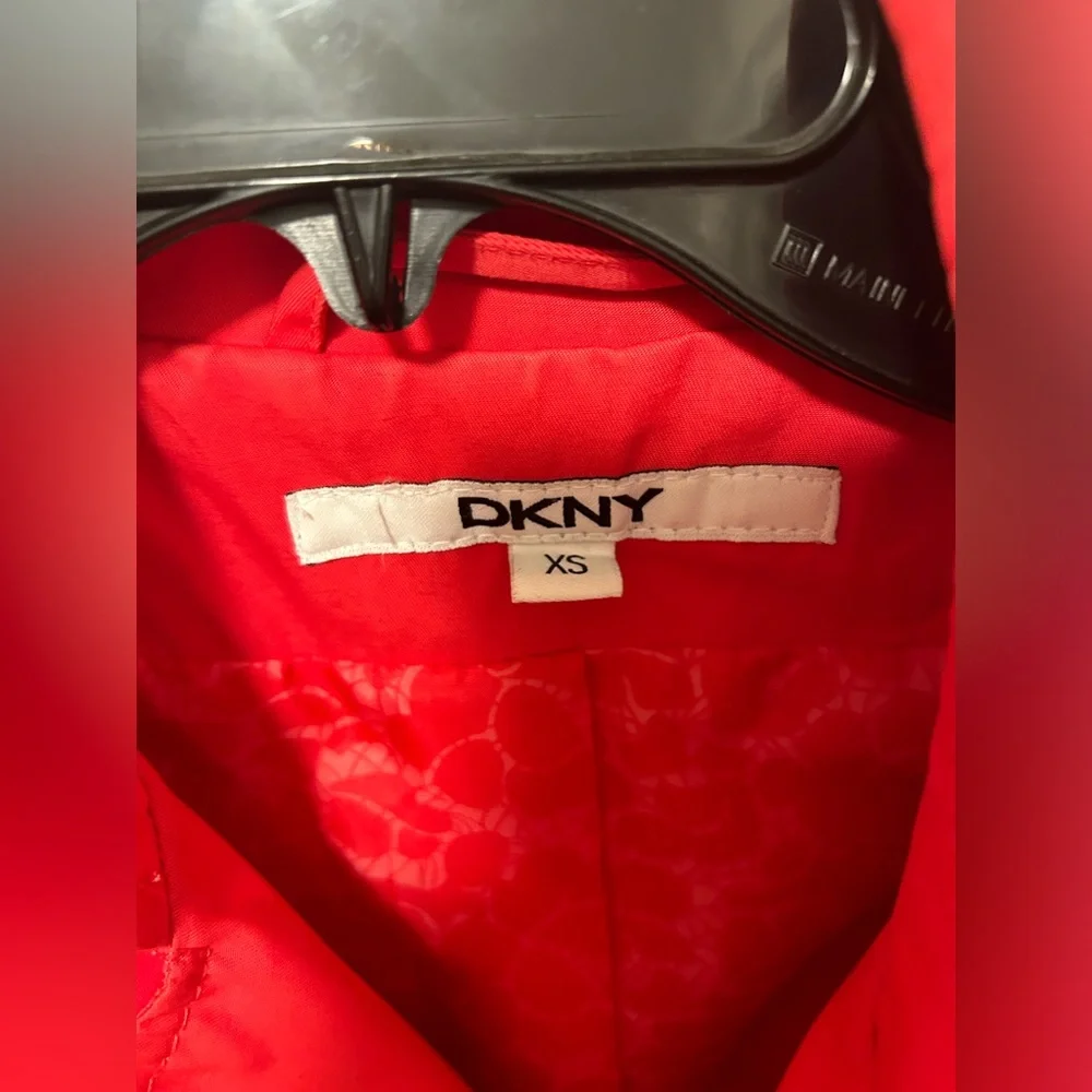 xs red DKNY coat! - Picture 3 of 3